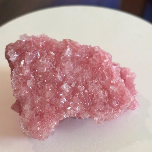 Raw Pink Halite Mineral Specimen - Picture 2 of 4